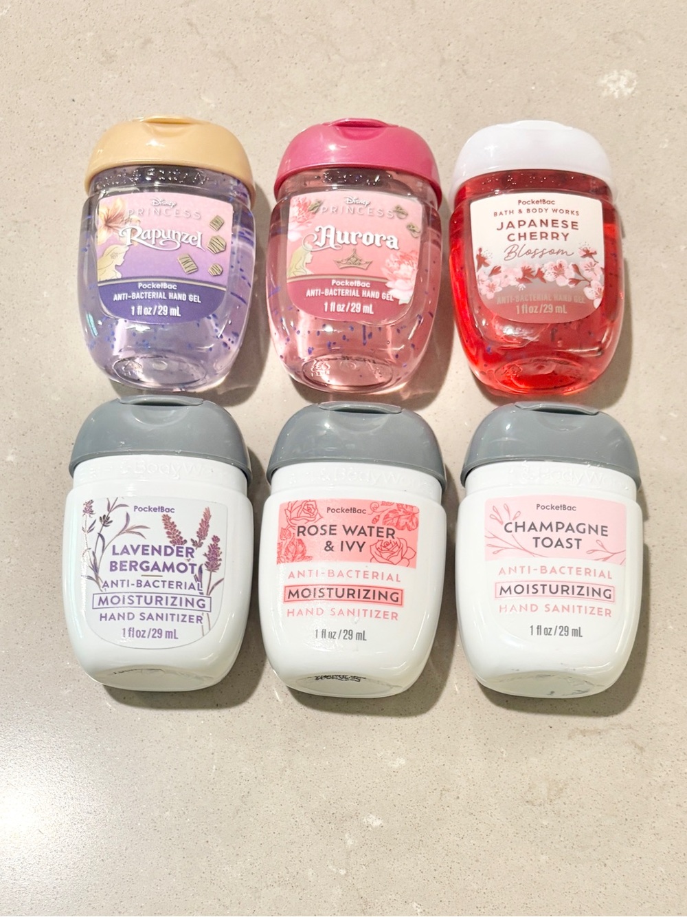 Bath and Body Works Disney PocketBac Rare 6 Piece Bundle Lot New